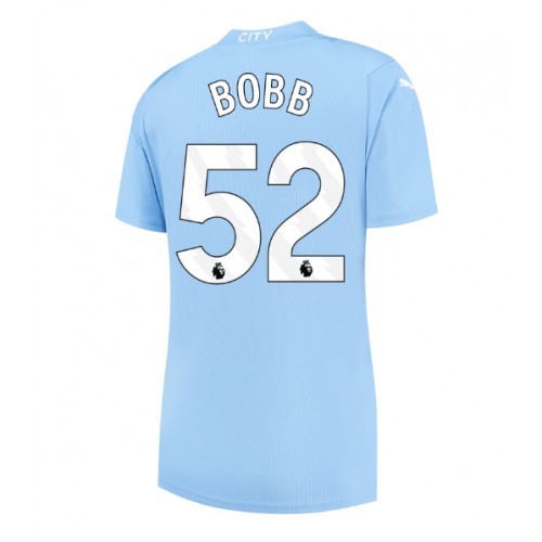 Fotbalové Dres Manchester City Oscar Bobb #52 Dámské Domácí 2023-24 Krátký Rukáv